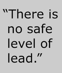 no safe level lead