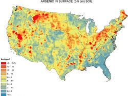 arsenic contamination map usa